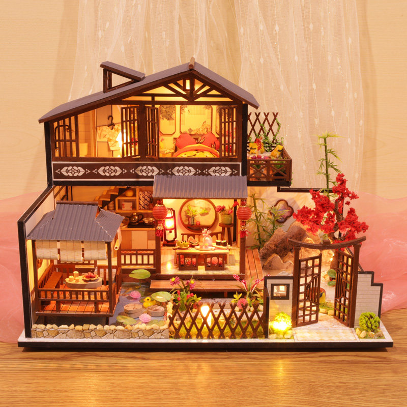 3d立体拼图模型diy房子男女孩玩具 那家小屋拼图/拼板