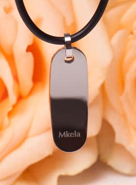 钨金吊坠简约设计个性通勤百搭