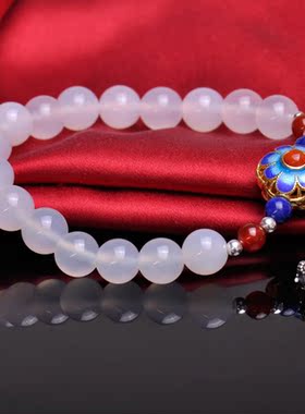 青金石手串民族风白玛瑙