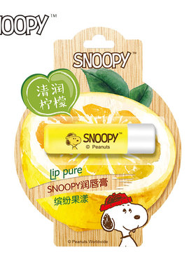 包邮snoopy史努比缤纷果漾润唇膏草莓青少年用少男女学生润唇膏