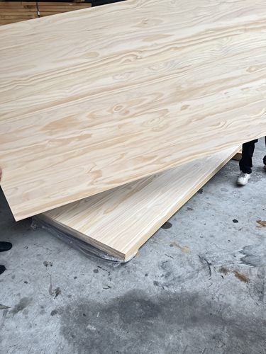 新西兰松木直拼板AA榻榻米木料衣柜橱柜料原木1.22×2.44×0.024 - 图2