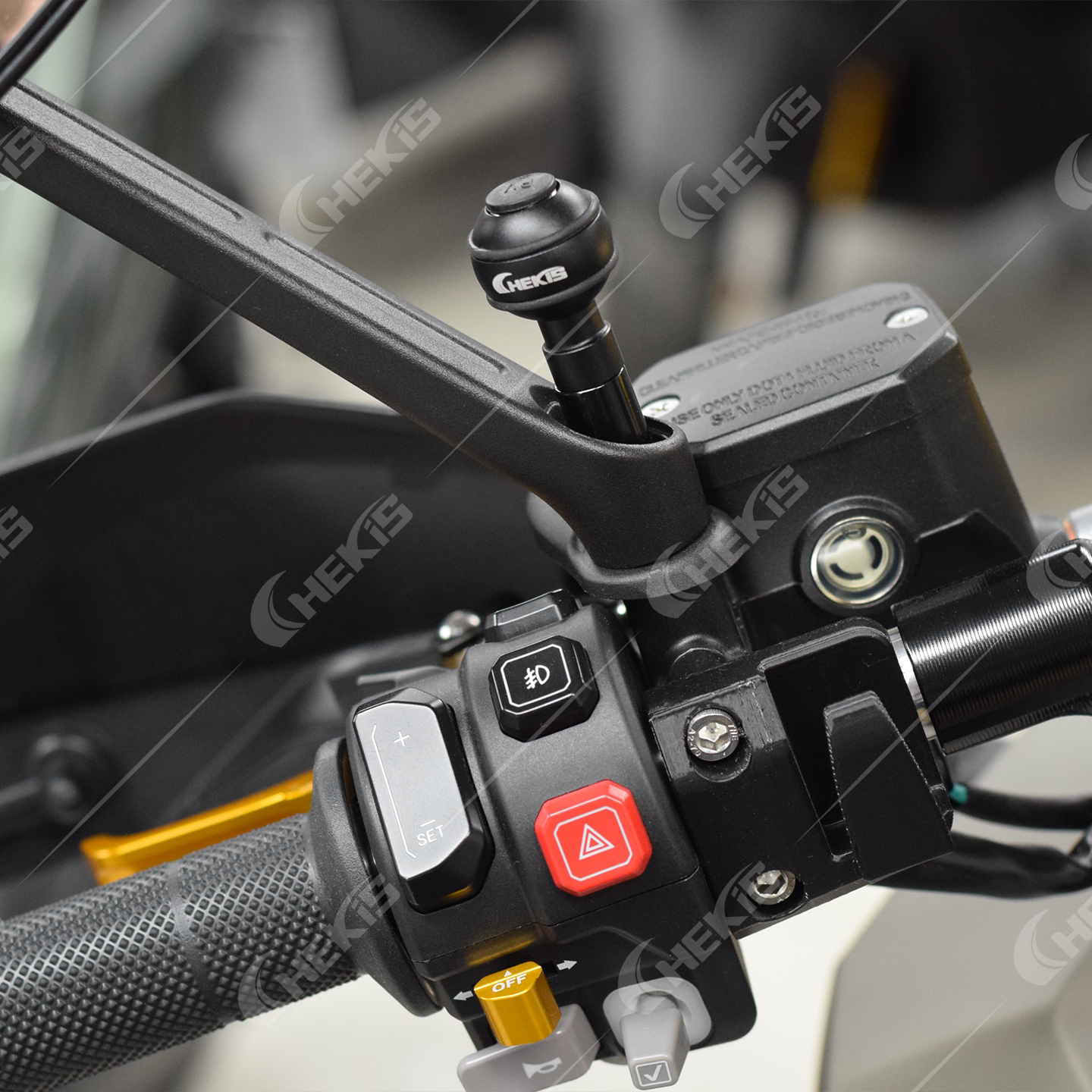 Chekis is suitable for Shengshi 368G/D/E/K/M rearview mirror mobile phone holder adapter ball joint navigation bracket base