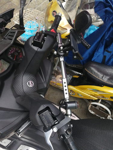三阳CRUISYM巡弋300 GTS300i 九妹Z300改装手机支架杆 导航平衡杆 - 图1