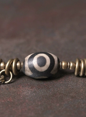 复古黑檀木情侣手串文玩