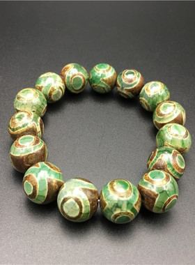 男女款三眼天珠玛瑙手链手串