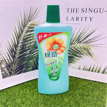 Lvjin Floor Cleaner 600ml ມີພະລັງກຳຈັດຮອຍເປື້ອນ ແລະ ຕ້ານເຊື້ອແບັກທີເຣັຍ ເຮັດຄວາມສະອາດພື້ນເຮືອນດ້ວຍກະເບື້ອງຫິນອ່ອນທີ່ບໍ່ມີຮອຍນ້ຳ.