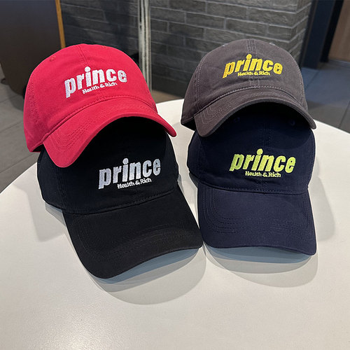 棒球帽女韩版ins风高品质Pri字母时尚百搭显脸小棒球帽街头情侣潮 - 图1