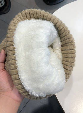 加绒加厚毛线帽街头百搭女秋冬