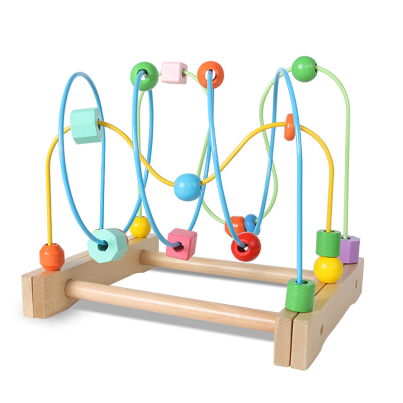 特大绕珠架串珠儿童益智玩具女孩男童老人康复功能训练手指协调器 - 图0