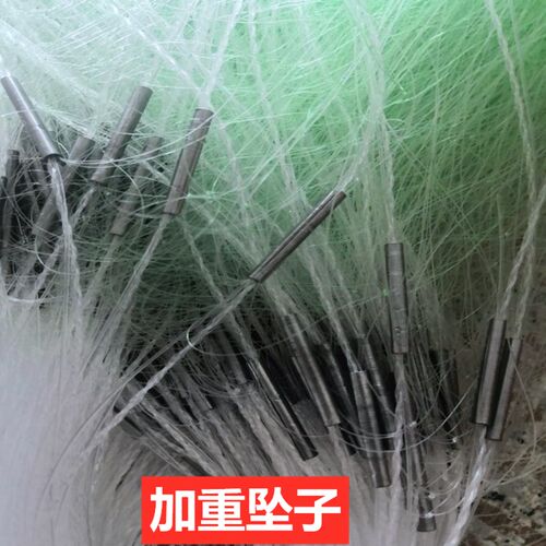 渔网粘网丝网三层沉网单层白条网鲫鱼鲢鱼沾网浮网挂子鱼网捕鱼网 - 图0