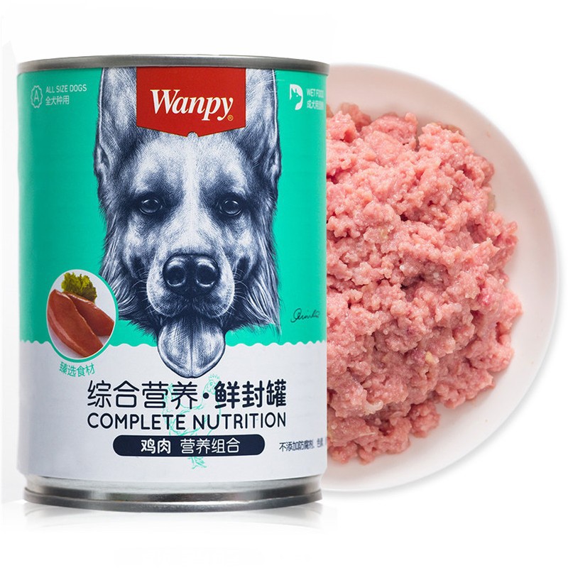 顽皮牛肉鸡肉湿粮狗罐头375g1罐成犬泰迪金毛拌饭狗粮鲜封罐 - 图0