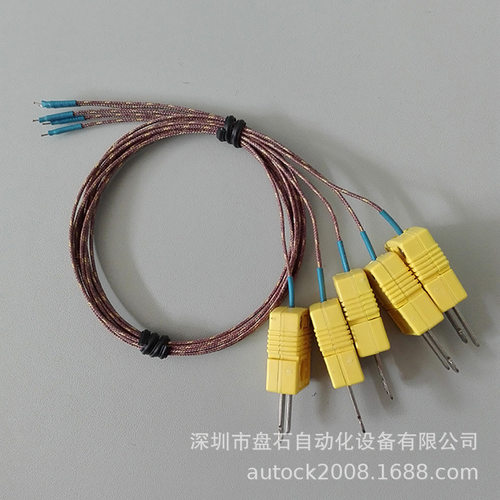 SMT炉温测试仪测温线 高温K型插头热电偶线 KIC检测仪铁氟龙线 - 图2