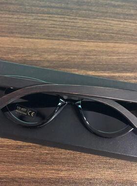 cocca black9x猫眼墨镜意大rsf偏光太阳镜短头花同款眼镜linforni