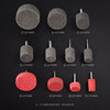 Brushed stainless steel deburring polishing wheel metal