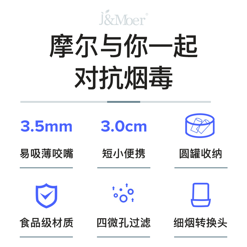 Фильтр для мундштука Moore, подлинный одноразовый фильтр для сигарет, смоляной, трехразовый, толстый, средний и тонкий, мужской для курения, новый стиль