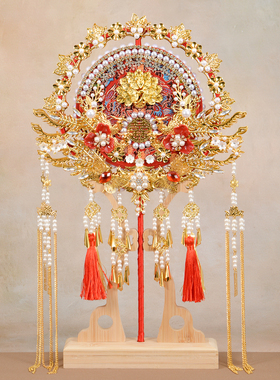 【手工婚礼团扇】让中式嫁衣封神