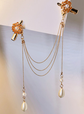 蜀梦阁原创古风头饰发夹掩鬓步摇