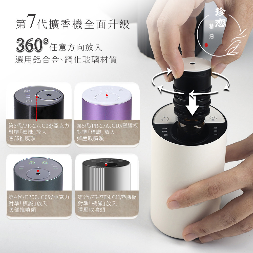 车载香薰扩香机冷香仪 USB充电迷你旅行便携办公桌面卧室雾化静音,淘宝优惠券,粉丝福利购,淘宝优惠卷