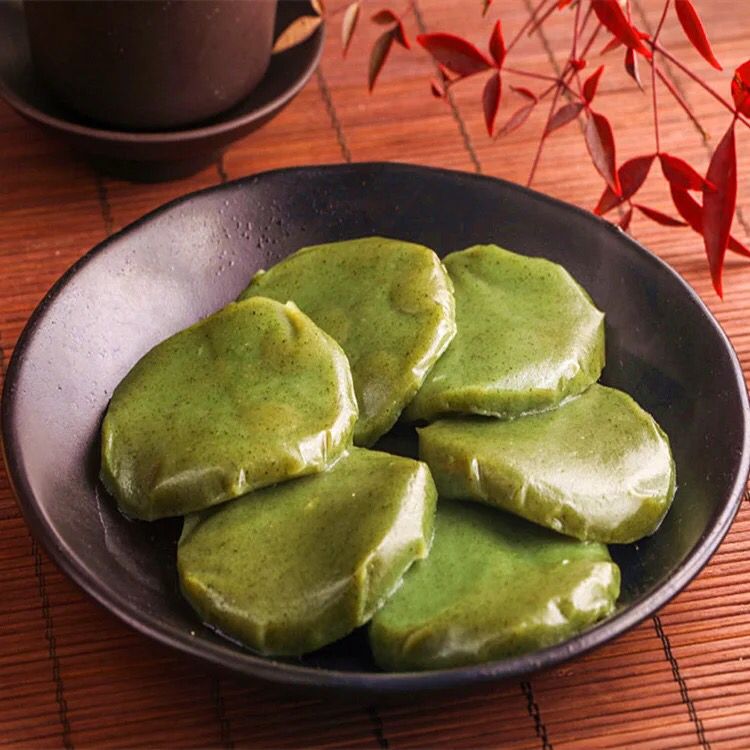 胡富宏野菜糍粑手工艾草粑粑 艾叶糯米糕 艾蒿糍粑 原味糕点年糕