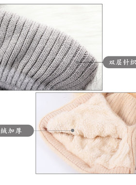 可爱毛球甜美加厚护耳保暖帽
