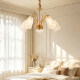 Muting all-copper French light luxury and high-end living room chandelier