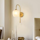 French medieval living room bedroom bedside wall lamp all copper