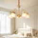 Muting all-copper French cream style light luxury living room chandelier