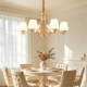 Muting French Elegant American Retro Living Room Chandelier