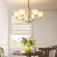American light luxury simple living room chandelier