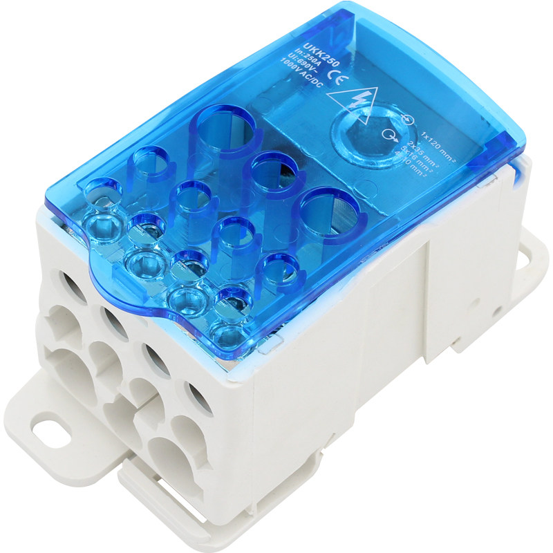 点睛 80A分线盒分线接线端子排一进六出导轨大电流 家用零线端子,淘宝优惠券,粉丝福利购,淘宝优惠卷