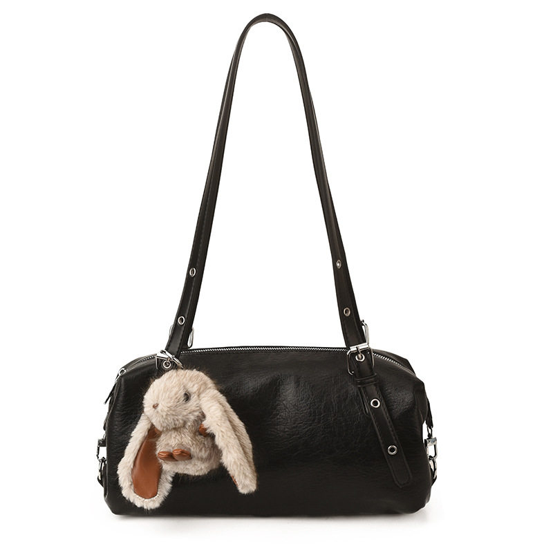 复古铆钉通勤腋下包包女式2026新款潮流简约枕头包百搭单肩包,淘宝优惠券,粉丝福利购,淘宝优惠卷