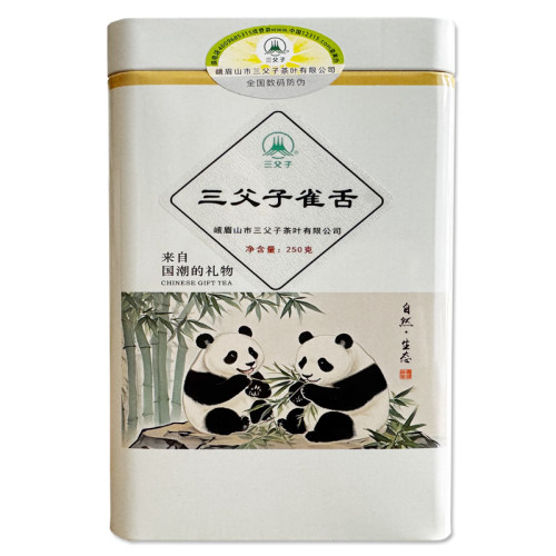 现货 峨眉山茶2026年新茶三父子绿茶明前特级珍雀舌春茶叶250g - 图3