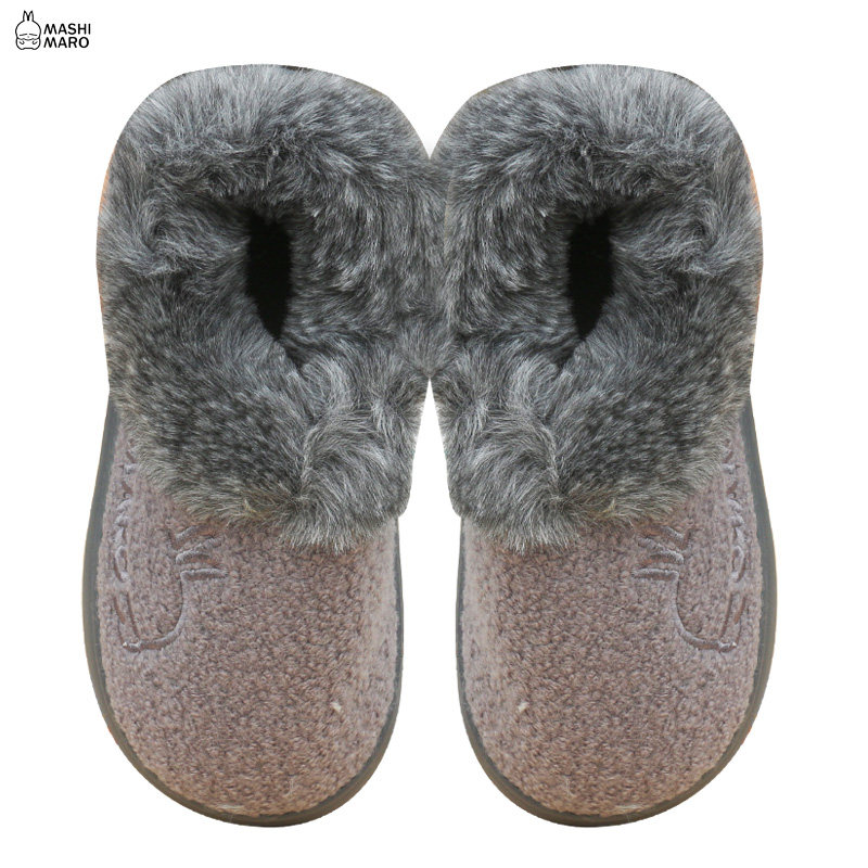 流氓兔棉鞋冬季新款居家室内厚底防滑情侣毛口软底保暖家用棉鞋男,淘宝优惠券,粉丝福利购,淘宝优惠卷