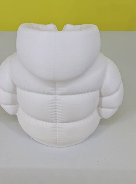 有艺术感的摆件3D打印羽绒服笔筒杯垫抽象桌面笔筒学生文具小礼物