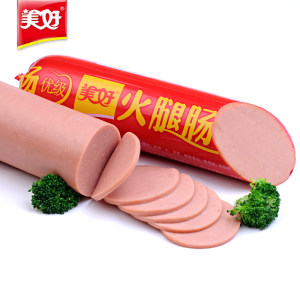 美好优级火腿肠整箱批发火锅食材方便供餐饮260g*20支