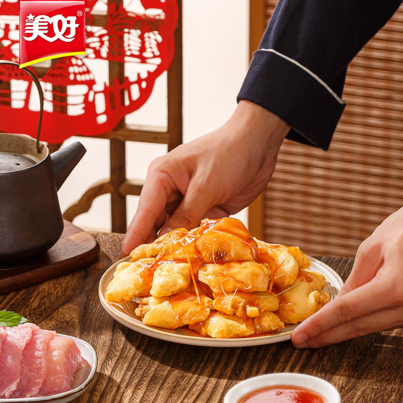 美好老式锅包肉300g*3袋糖醋里脊美食锅包肉配料包,淘宝优惠券,粉丝福利购,淘宝优惠卷