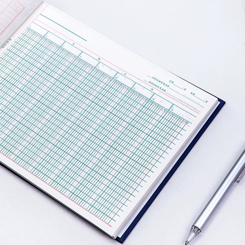 Deli Тринадцать подробностей классификации 16K Финансовые данные Тринадцать 100 учетных записей Книга Живая страница