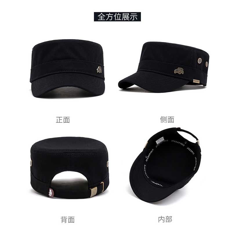 JEEP吉普专柜正品平顶帽男士遮阳帽鸭舌帽休闲帽子男户外春秋四季,淘宝优惠券,粉丝福利购,淘宝优惠卷