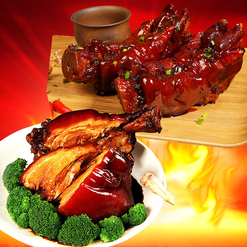 年货周庄特产万三蹄1000克猪肘子沈万三家蹄膀酱肘子猪蹄熟食卤味,淘宝优惠券,粉丝福利购,淘宝优惠卷