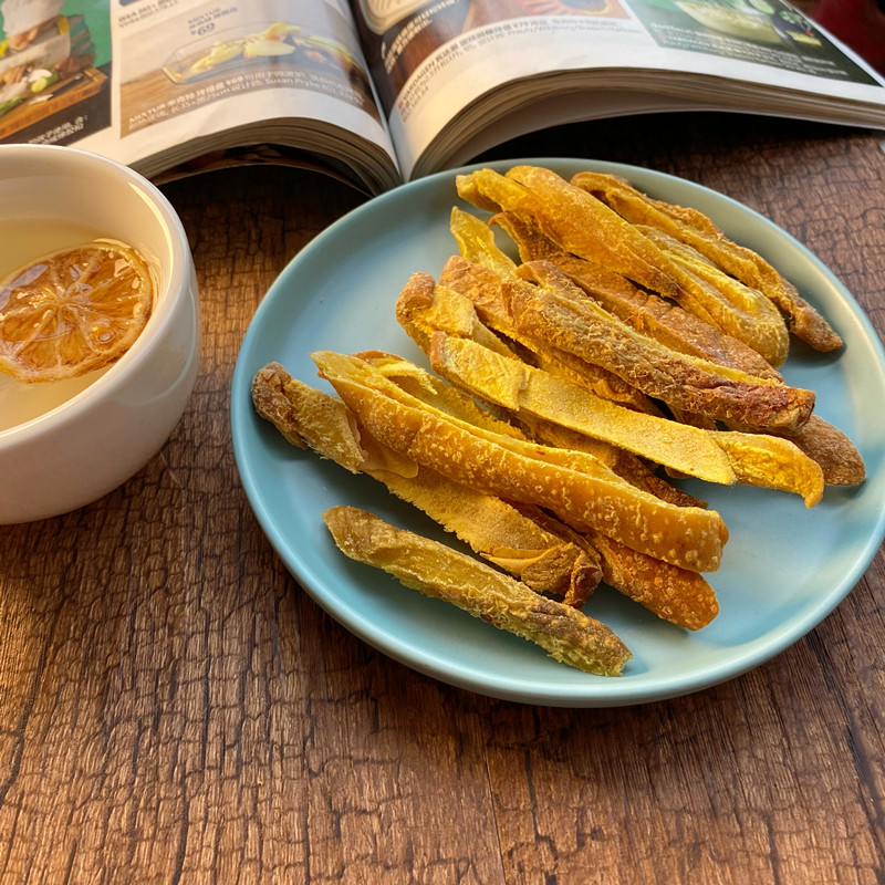 甘草芒果干条酸甜味怀旧果脯250g休闲咸味零食童年味道散装零食 - 图1