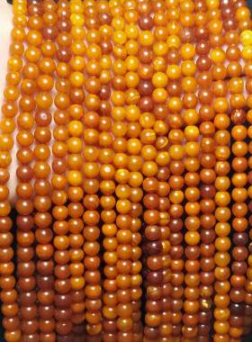 纯天然蜜蜡女款锁骨链气质小清新