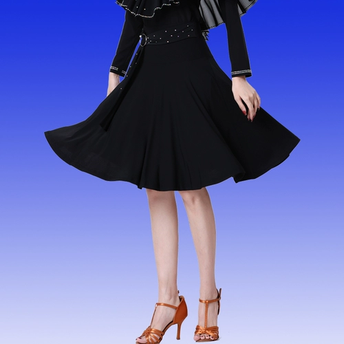 Новая юбка Gitta Hot Drill International Dance International Dance Юбка Три ступенька, ступенья на большую юбку плавающую ленту танцевальную юбку