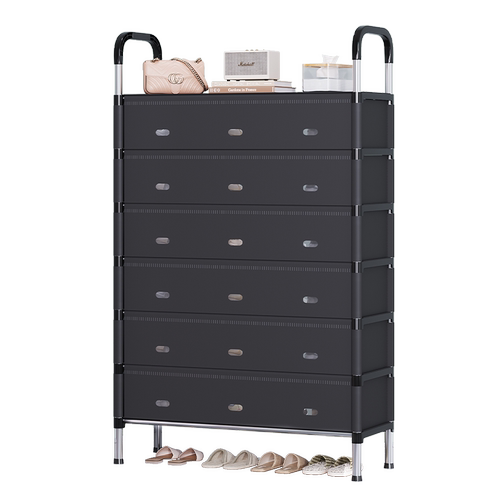 鞋架家用门口简易折叠鞋柜出租房用鞋子收纳架神器宿舍室内好看 - 图3