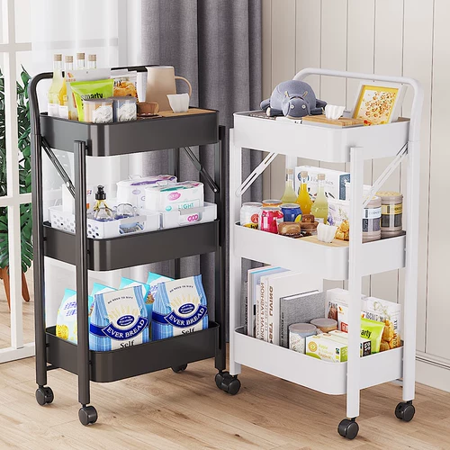 Складная многослойная система хранения для домашнего использования, тележка, коробочка для хранения