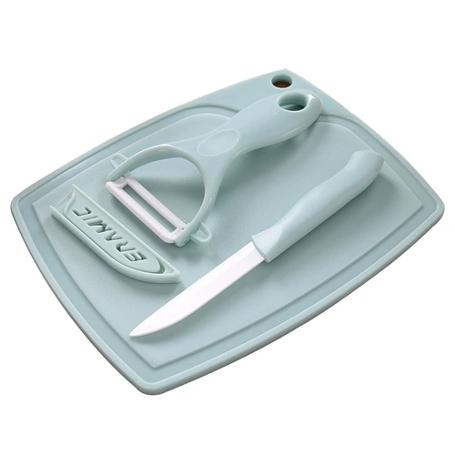 Бесплатная доставка кухонная ножа с тремя керамическим ножом, фруктовой нож