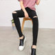 Women's thin tying pants Korean women's pencil pants small feet pants trousers women's slim leggings outer pants