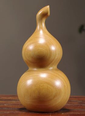 黄杨木葫芦摆件招财转运手工打磨
