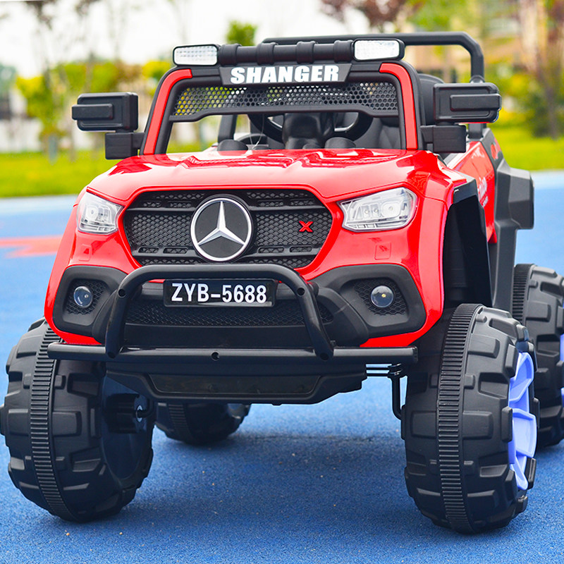 儿童电动车四轮汽车越野车宝宝玩具车带遥控男女孩可坐人四驱童车,淘宝优惠券,粉丝福利购,淘宝优惠卷