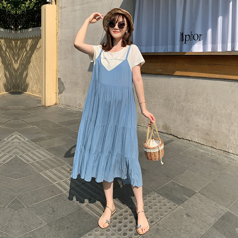 夏季仙超仙孕妇装 资兰连衣裙