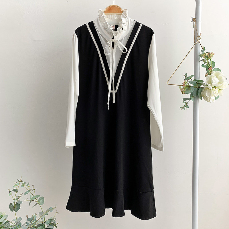 孕妇装职业装上班洋气潮妈连衣裙 资兰连衣裙